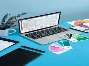Brand visual identity elements aligned with customer expectations