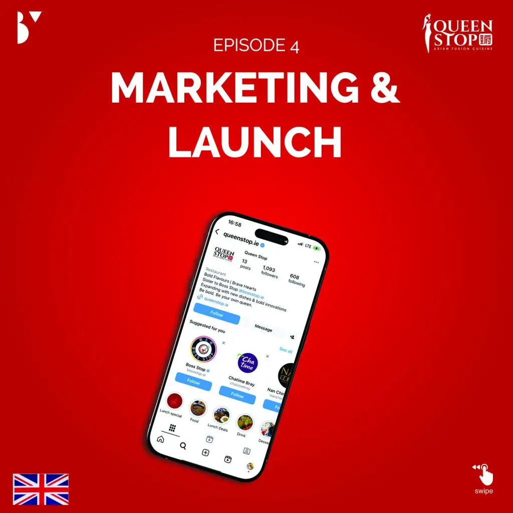 Queen Stop marketing and launch campaign